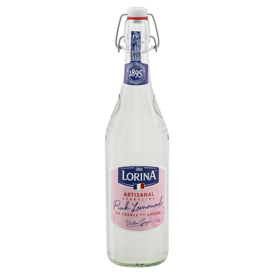 Lorina Beverage Artisanal Sparkling Pink Lemonade 25.4 FO (Pack of 12)