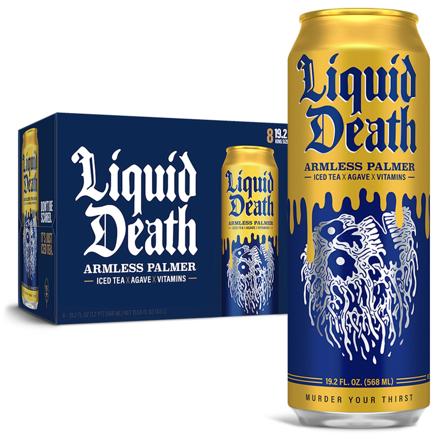 Liquid Death Tea Iced Armless Palmer