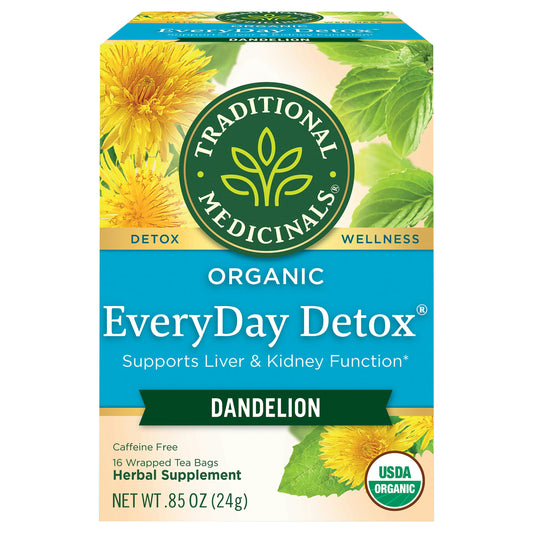 Traditional Medicinals Tea Dandelion Everyday 16 Bag (Pack of 6)