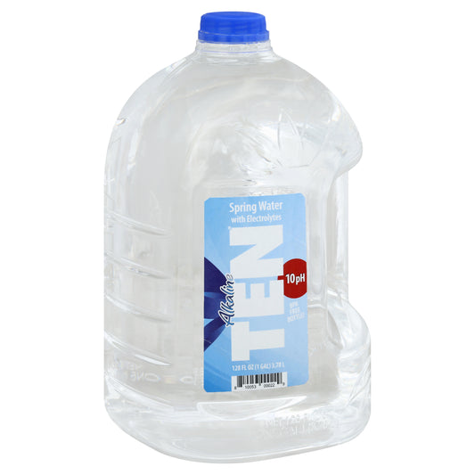 Ten Water Spring Alkaline Gal 128 fl oz Pack of 4