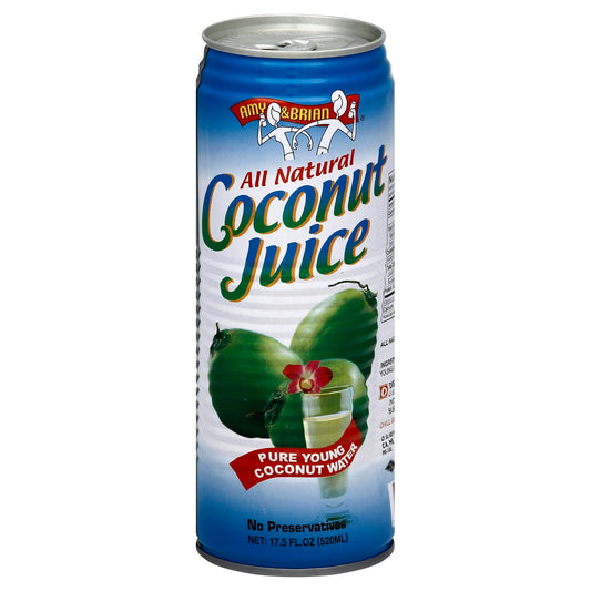 Amy & Brian Juice Coconut Yng No Pulp 17.5 FO (Pack of 12)