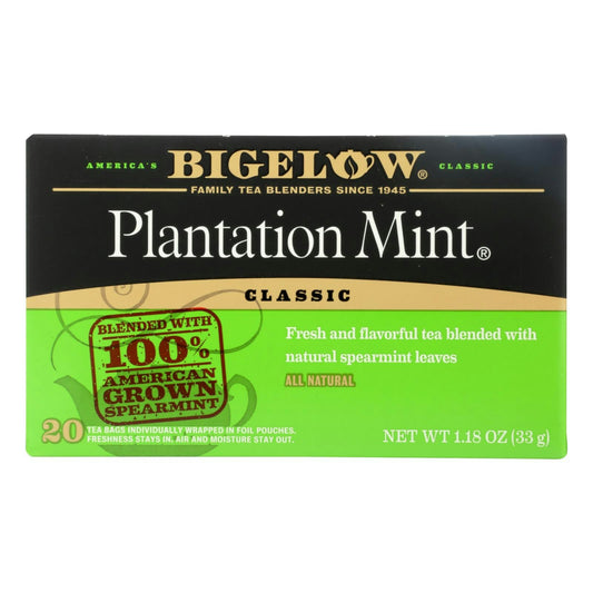 Bigelow Black Tea Classic Perfectly Mint - 20 per Pack (6 Packs Total)