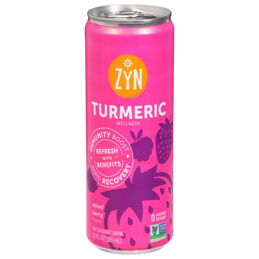 Zyn Turmeric Water Mixed Berry 12 FO (Pack of 6)