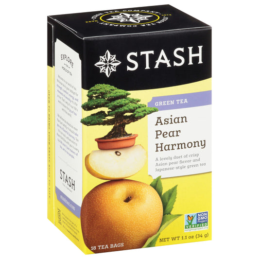 Stash Tea Tea Blend Asian Pear Harmony 18 Bag (Pack of 6)