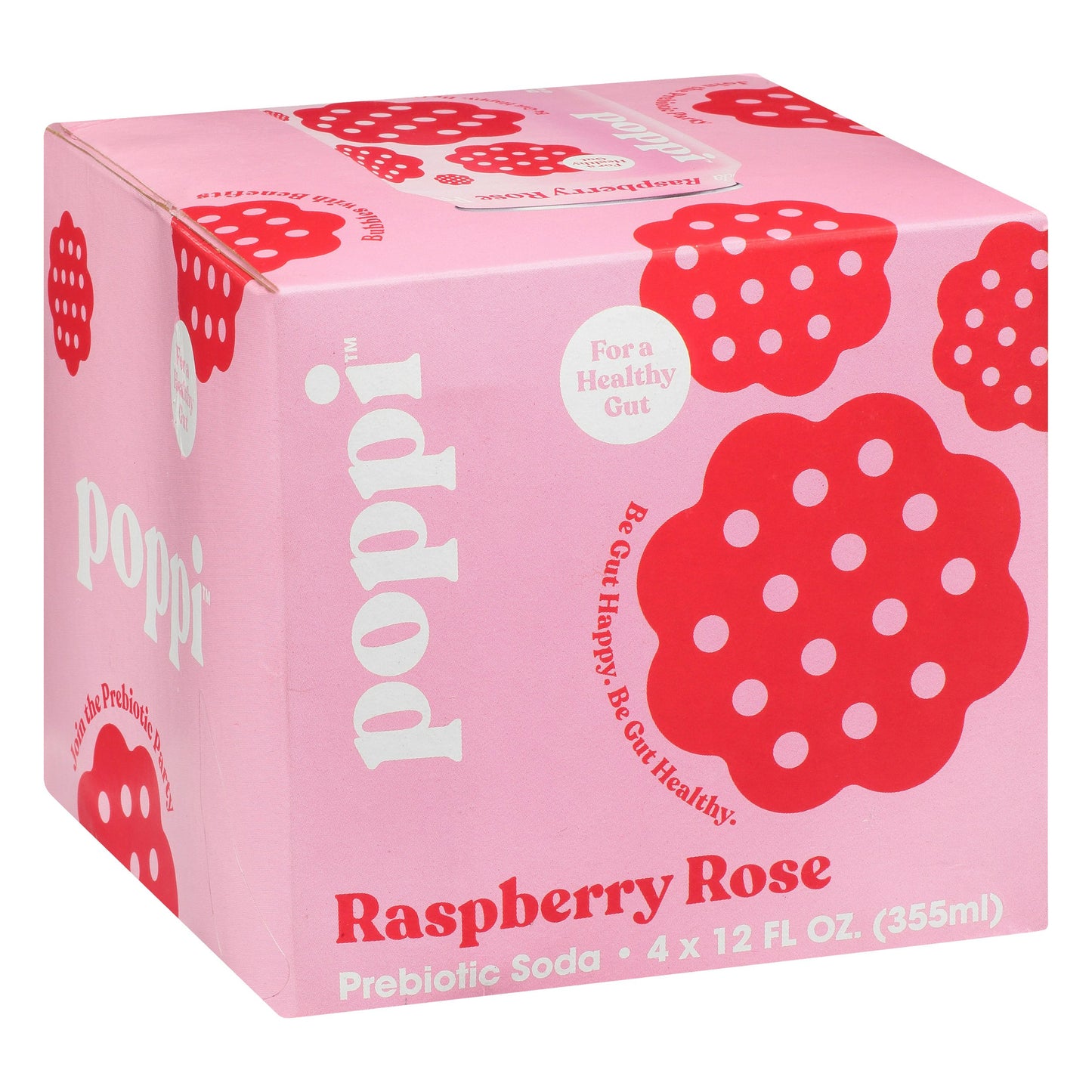 Poppi Probiotic Raspberry Rose