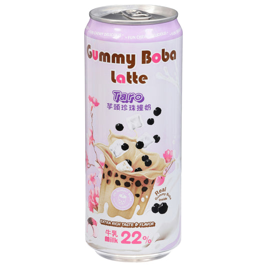 Os Gummy Boba Latte Taro 15.9 Oz (Pack of 12)