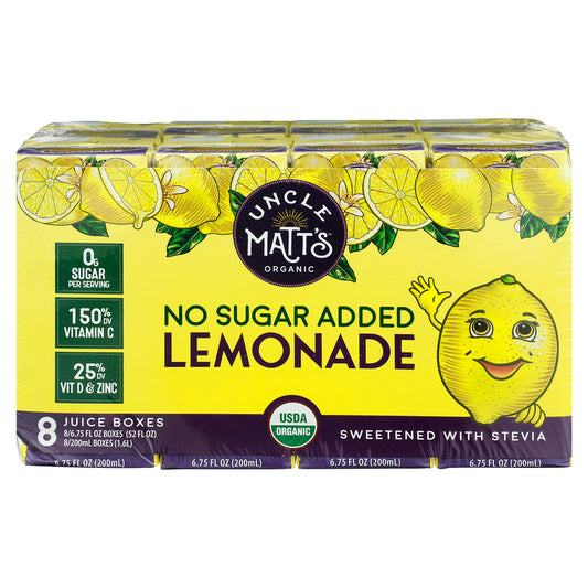 Uncle Matts Organic Juice Box Lemonade 54 FO (Pack of 4)