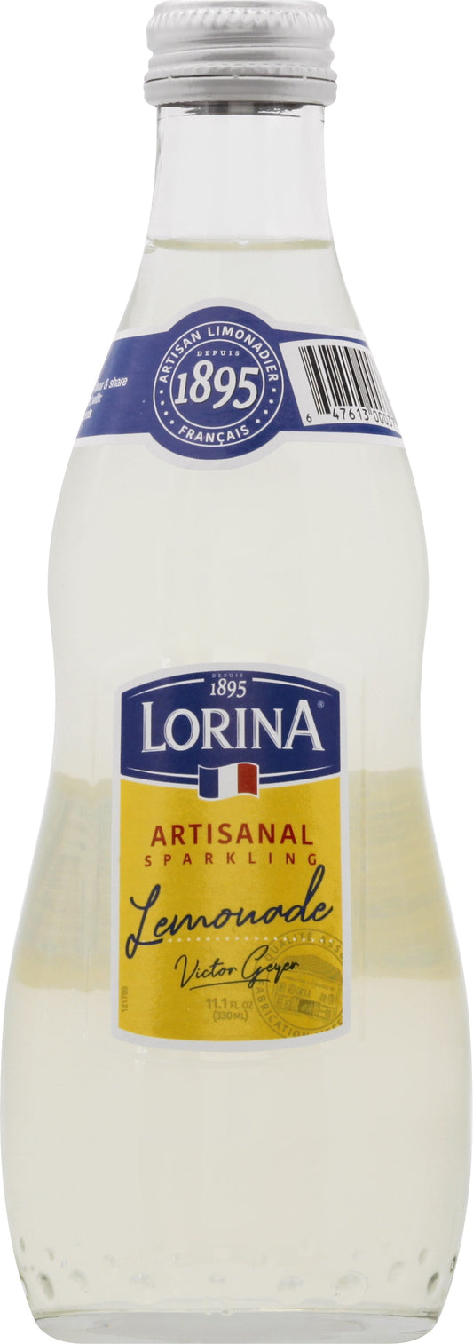 Lorina Beverage Artisanal Sparkling Lemonade 11.1 Fl Oz (Pack of 12)