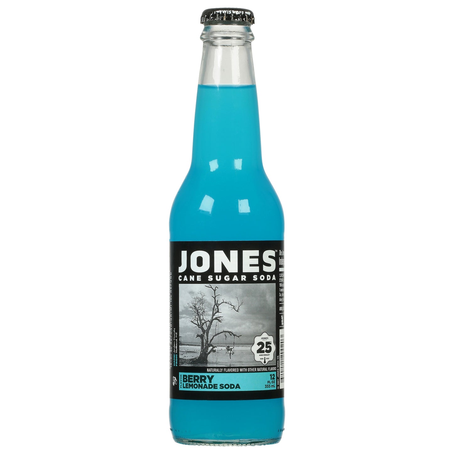 Jones Soday Berry Lemonade 30 Calories 12 fl oz (Pack of 12)