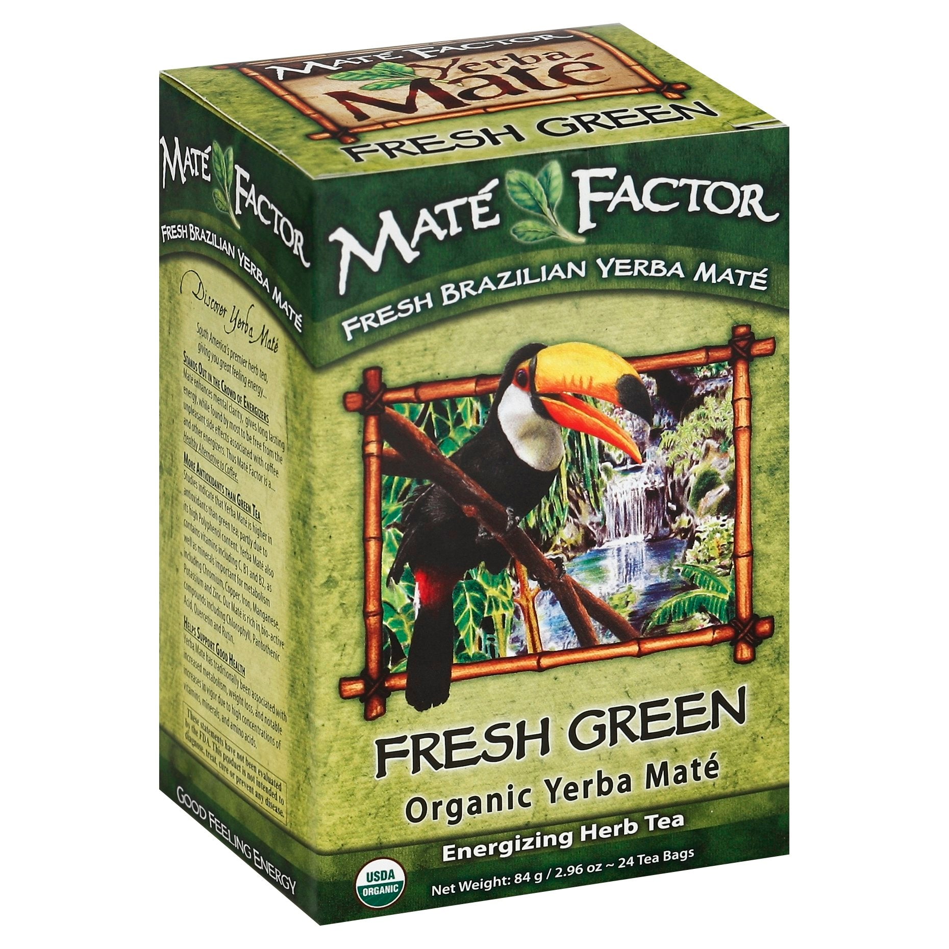 Mate Factor Tea Yerba Fresh Green Organic