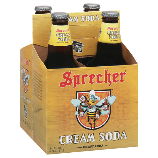 Sprecher Soda Cream 64 FO (Pack of 6)