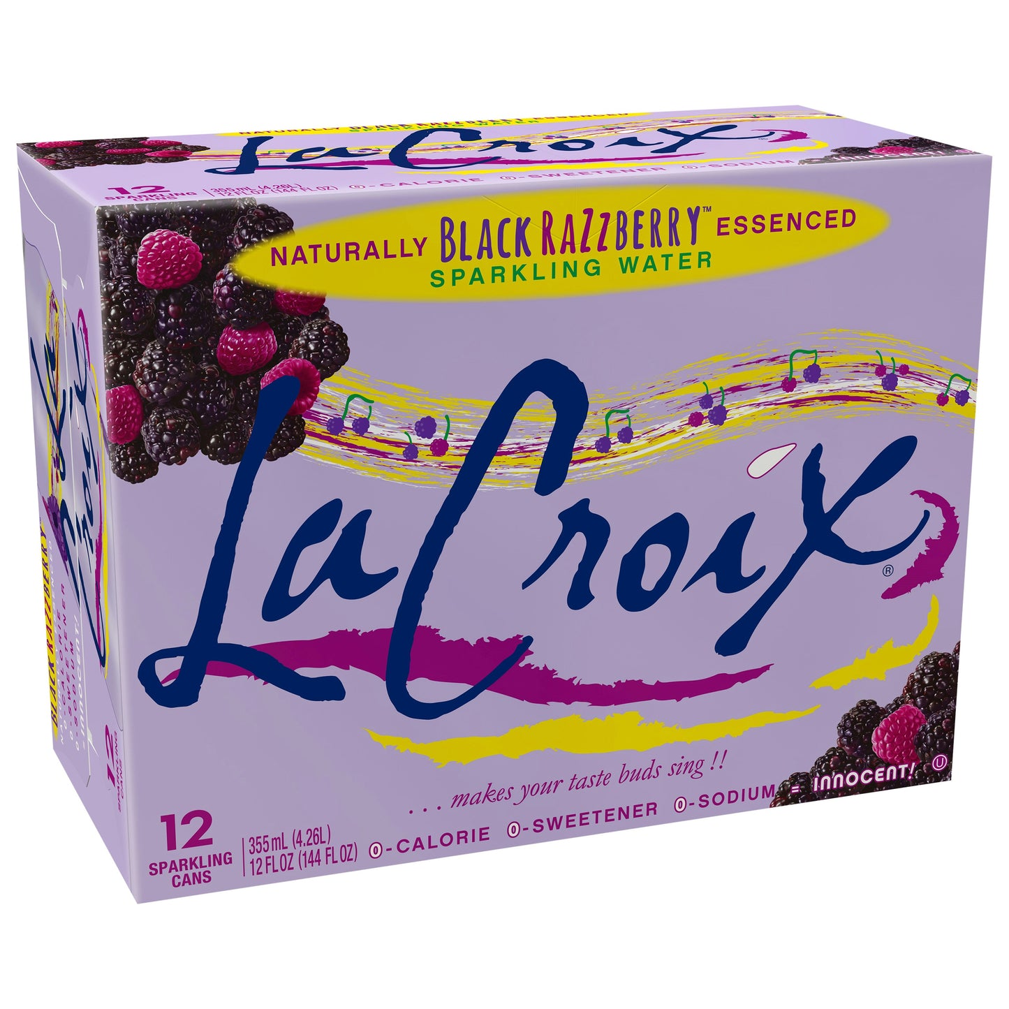 La Croix Water Sparkling Black Razzberry