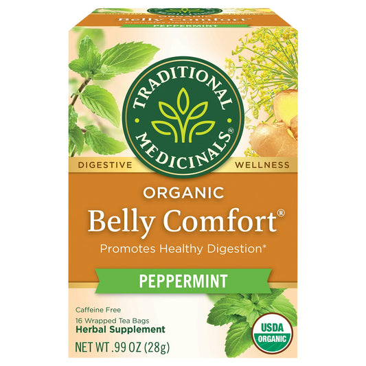 Traditional Medicinals Tea Belly Comfort Pepper 16 Bag (Pack of 6)