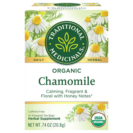 Traditional Medicinals Tea Chamomile Organic 16 Bag (Pack of 6)