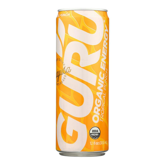 Guru Energy Drink - Energy Drink Guayusa 12 oz (Pack of 24)