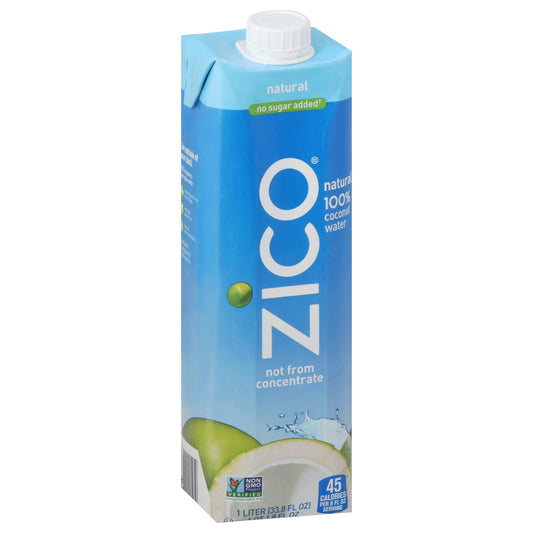 Zico Coconut Water Plain 33.8 FO (Pack of 12)