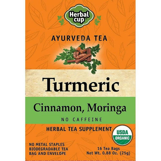 Herbal Cup Turmeric Cinnamon Moringa Tea