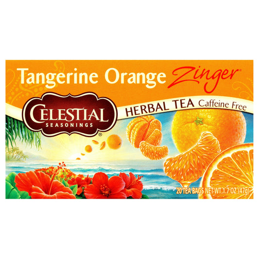 Celestial Seasonings Tea Herb Tang Orange Zing 20 Bag (Pack of 6)