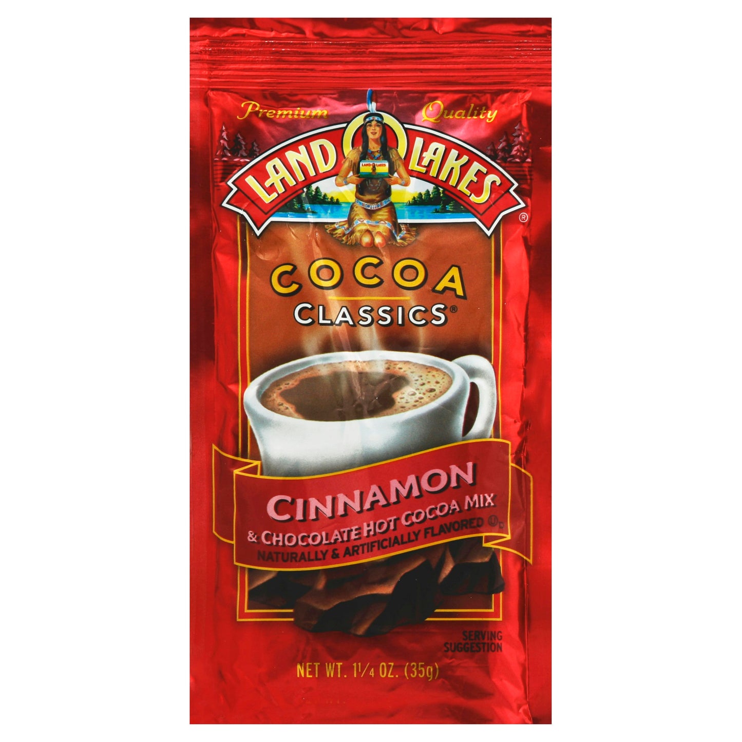 Land O Lakes Mix Cocoa Classic Cinnamon 1.25 oz (Pack of 12)