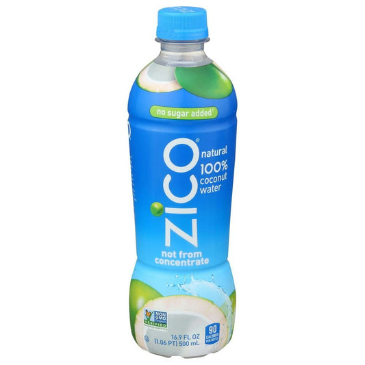 Zico Natural Coconut Water - 16.9 Ounce (Pack of 12)