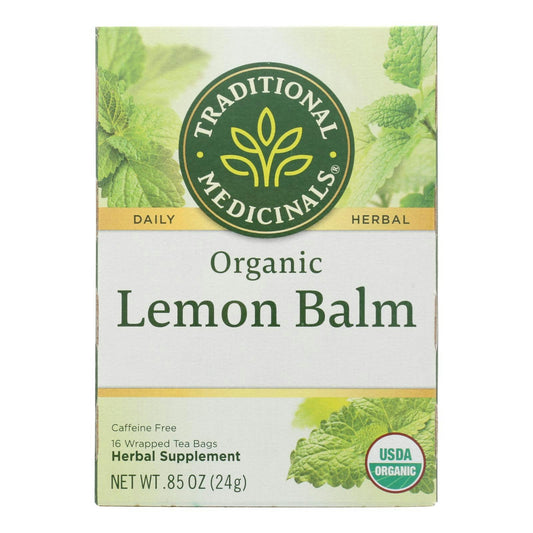 Traditional Medicinals Organic Herbal Tea Lemon Balm Lemon Bal Og2