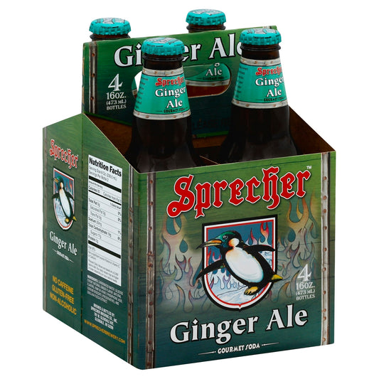 Sprecher Soda Ginger Ale 64 FO (Pack of 6)