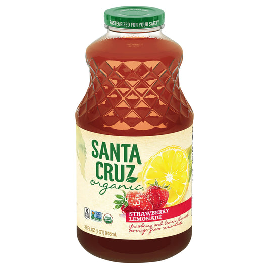 Santa Cruz Juice Strawberry Lemonade 32 fl oz (Pack of 12)