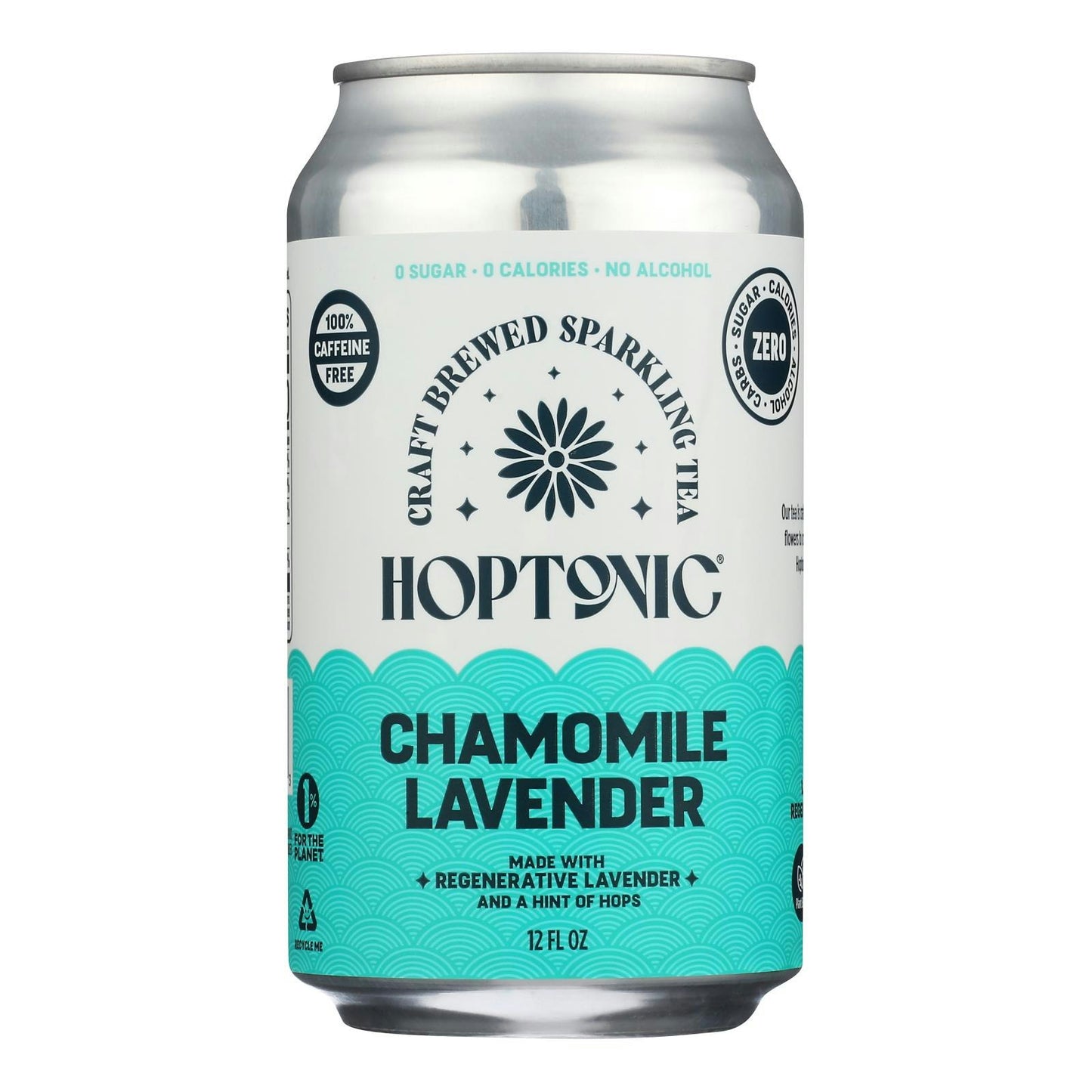 Hoptonic Tea - Sparkling Herbal Tea Chamomile 12 fl. oz (Pack of 6)
