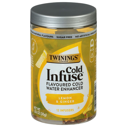 Twining Tea Tea Cold Infuse Lemon Ginger 12 Bag (Pack of 6)
