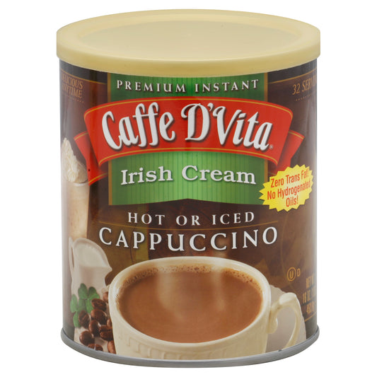 Caffe D Vita Cappuccino Irish Cream 16 oz (Pack Of 6)