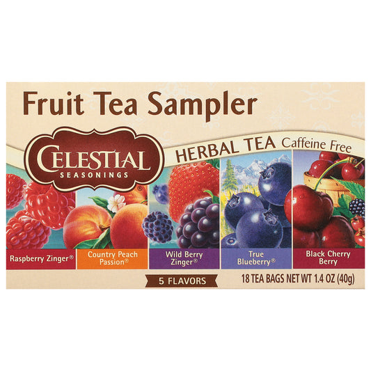 Celestial Seasonings Herb Fruit Sampler Tea 18 Bags