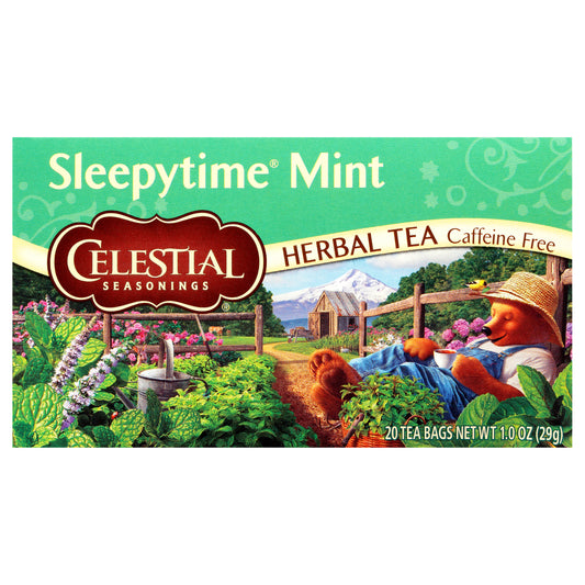 Celestial Seasonings Tea Herb Sleepytime Mint 20 Bag (Pack Of 6)