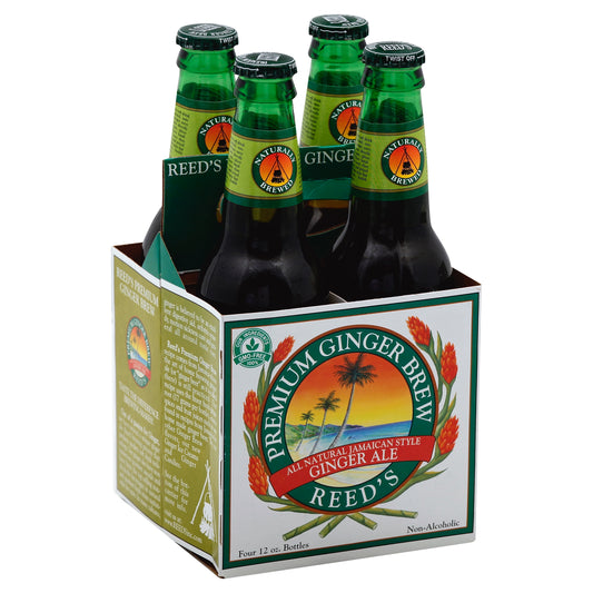 Reeds Soda 4pk Ginger Premium 48fl oz