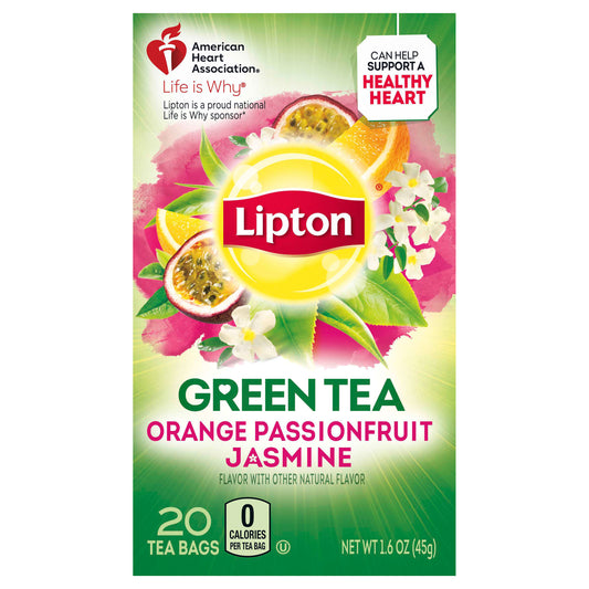 Lipton Tea Grain Orange Passion Jasmine 20 Bag (Pack Of 6)