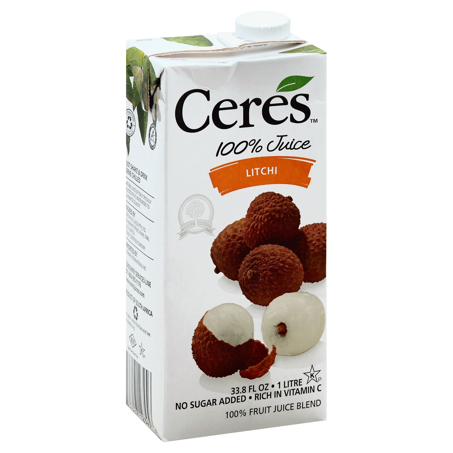 Ceres Juice Litchi 33.8 FO (Pack Of 12)