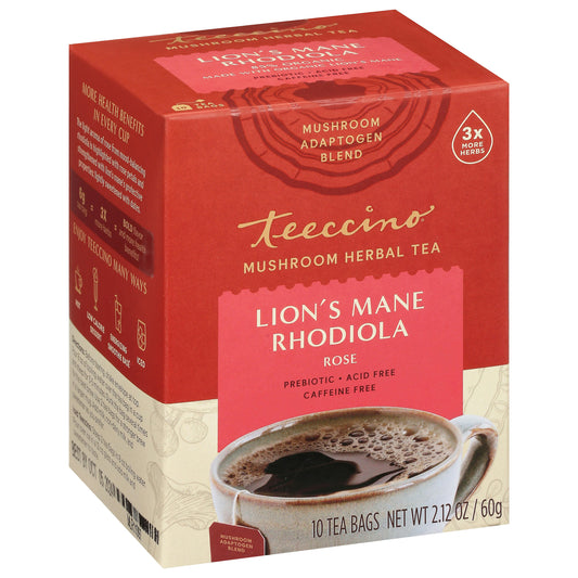 Teeccino Tea Rhodiola Mushroom