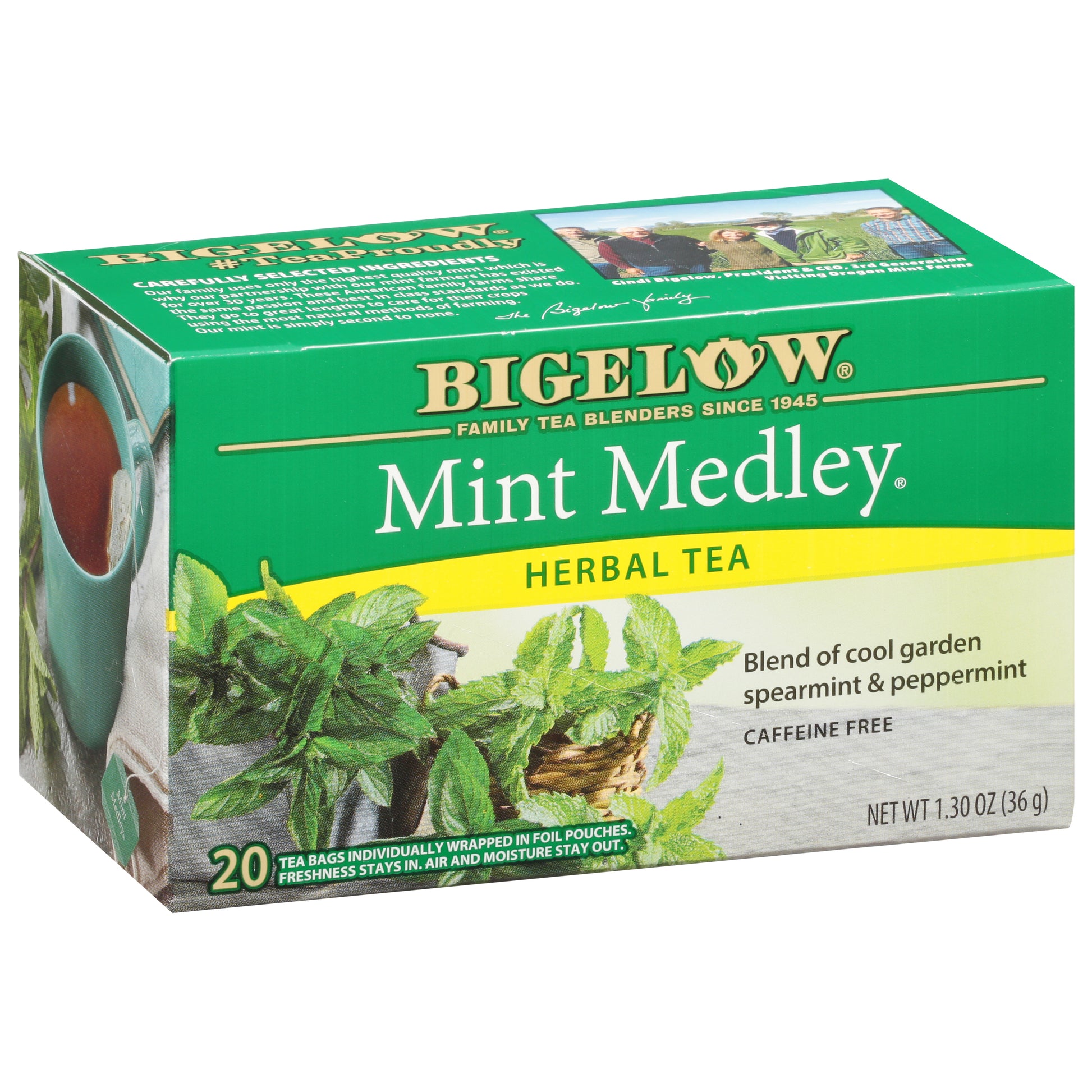 Bigelow Tea Mint Medley 20Bg 1.3 oz (Pack Of 6)