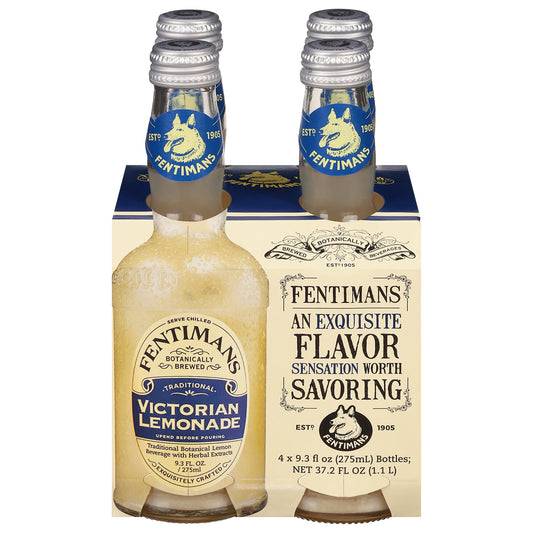 Fentimans Beverage 4Pk Victorian Lemonade 37.2 FO (Pack Of 6)