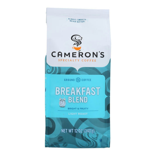 Cameron's Coffee Ground Light Roast Breakfast Blend - 12 oz (Pack of 6)