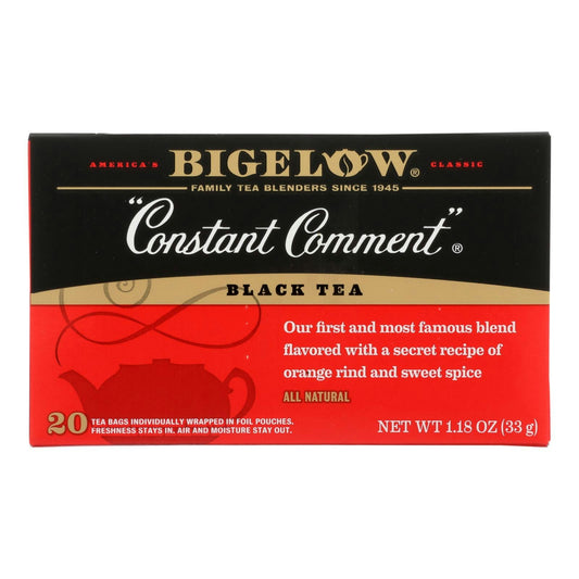 Bigelow Tea Bags Flavored with Rind of Oranges and Spice 20 Count 1.18 oz (Pack of 6)