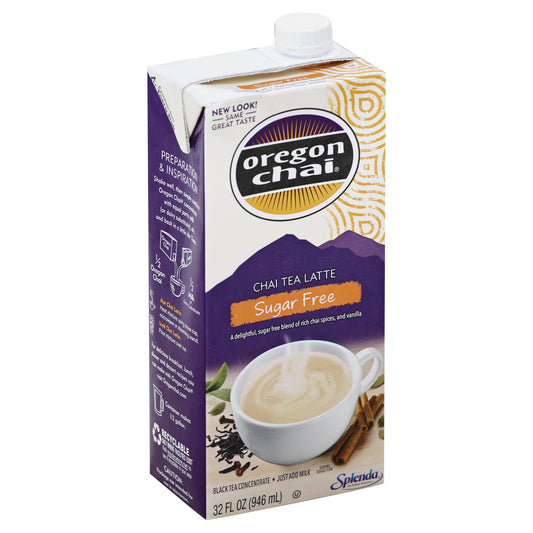 Oregon Chai Tea Chai Sugar free Original 32 FO (Pack Of 6)