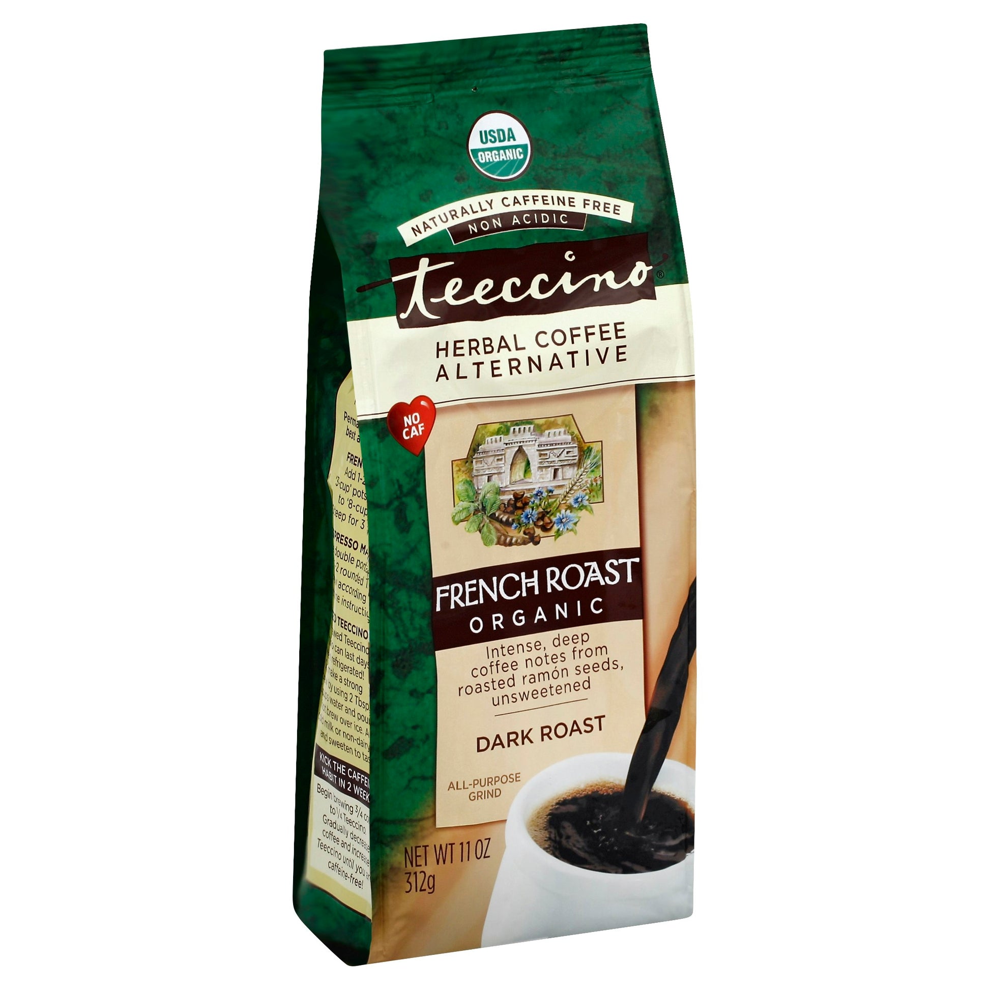 Teeccino Coffee Alt French Roast Organic