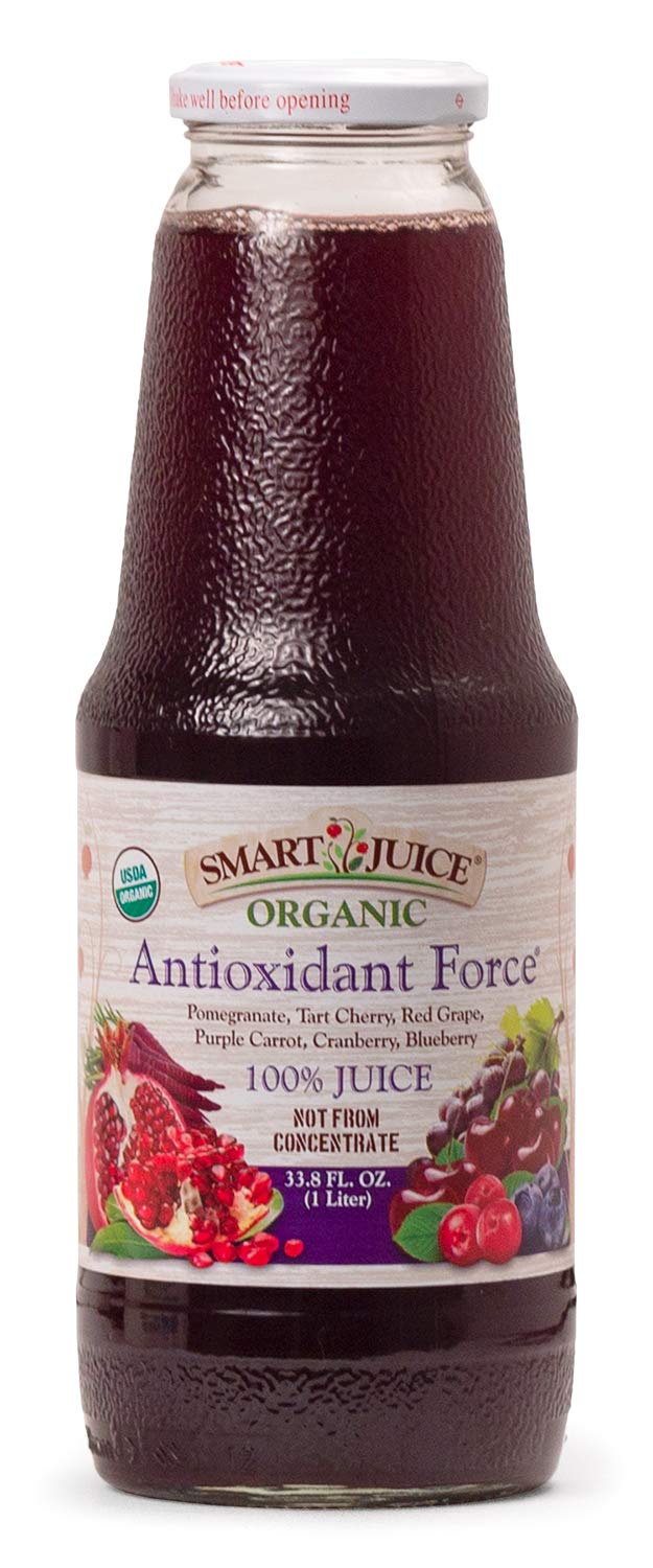 Smart Juice Juice Blend Antioxidant Force Organic 33.8oz Pack of 6