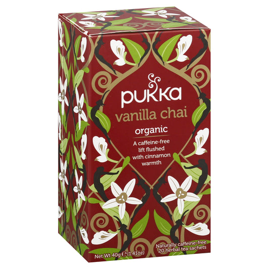 Pukka Herbs Tea Vanilla Chai Organic 20 Bag (Pack Of 6)