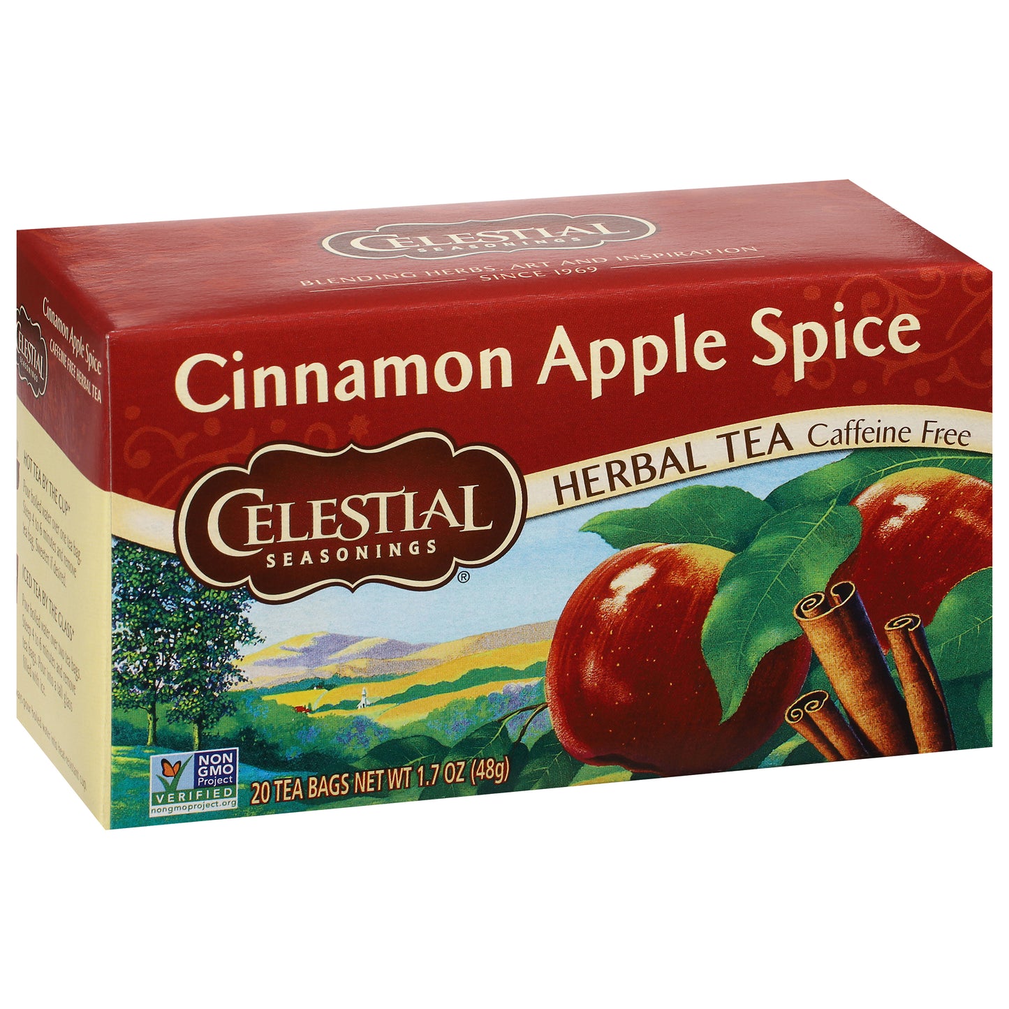 Celestial Seasonings Herb Tea Cinnamon Apple 20 Bags