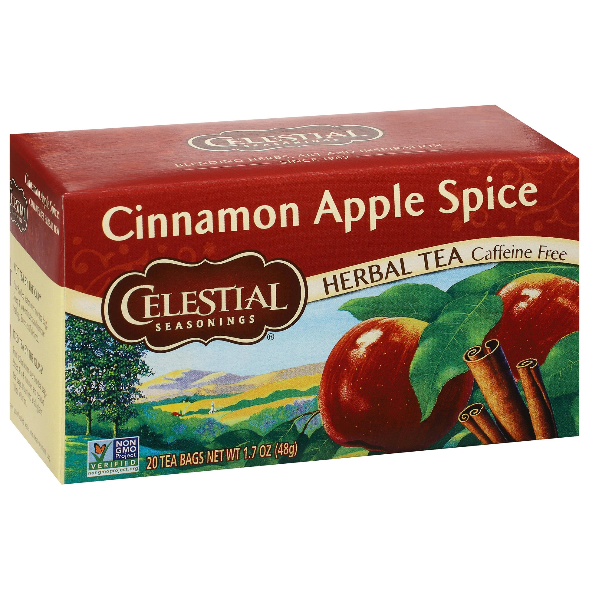 Celestial Seasonings Tea Herb Cinnamon Apple 20 Bag (Pack of 6)