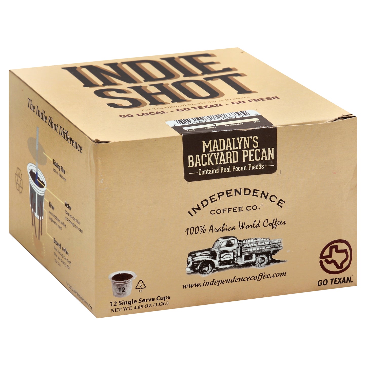 Independence Coffee Co. Backyard Pecan Coffee 1 lb Pack of 6