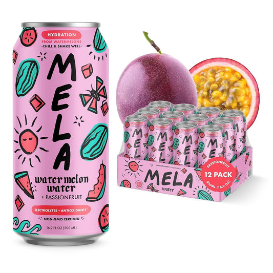 Mela Juice Passionfruit Watermelon 16.9 fl oz Pack of 12