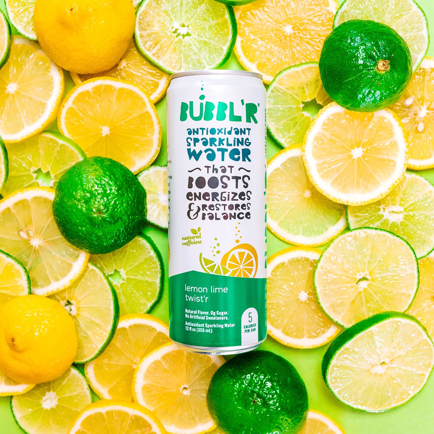 Bubblr Lemon Lime Sparkling Water 12 fl oz Pack of 12