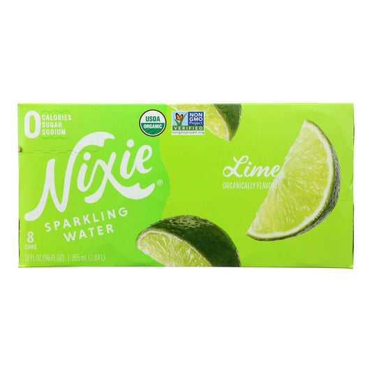 Nixie Sparkling Water Organic Sparkling Water Lime
